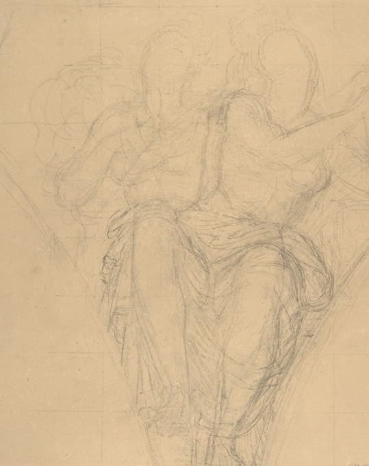 Abel de Pujol - Studies for the Allegorical Figure of the City of Piacenza