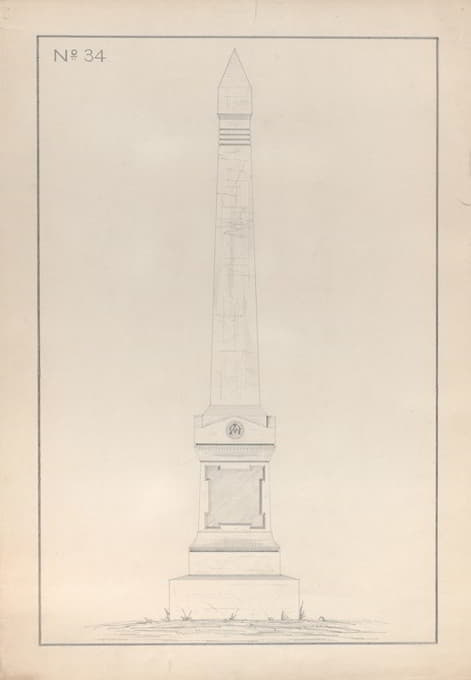Alexander Maxwell - Obelisk Grave Monument, No. 84