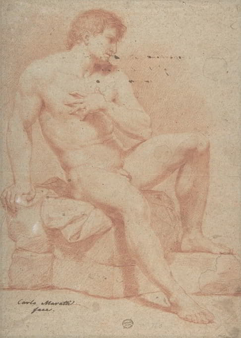Carlo Maratti - Nude Male Figure