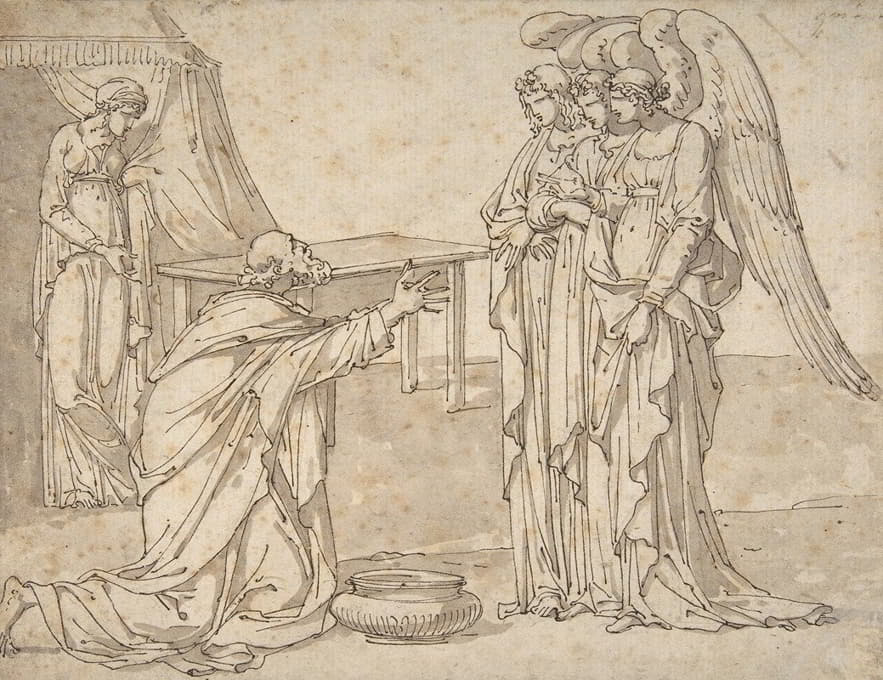三位天使拜访亚伯拉罕