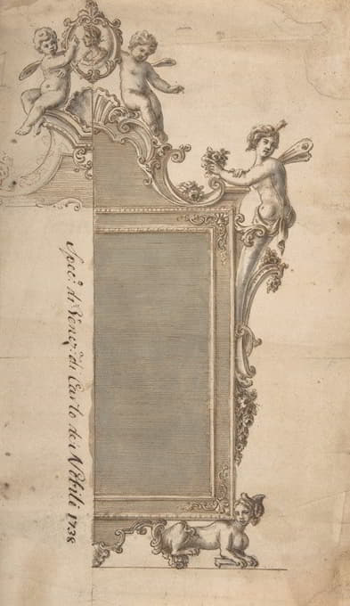Giovanni Battista Natali III - Design for Mirror Frame