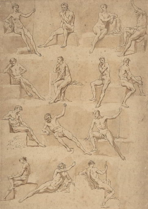 Hubert-François Gravelot - Figure Studies