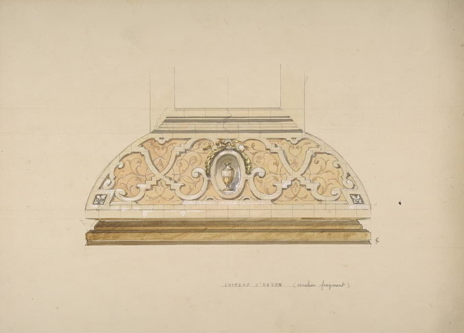 德马希（法国瓦兹）奥格农城堡楼梯装饰设计