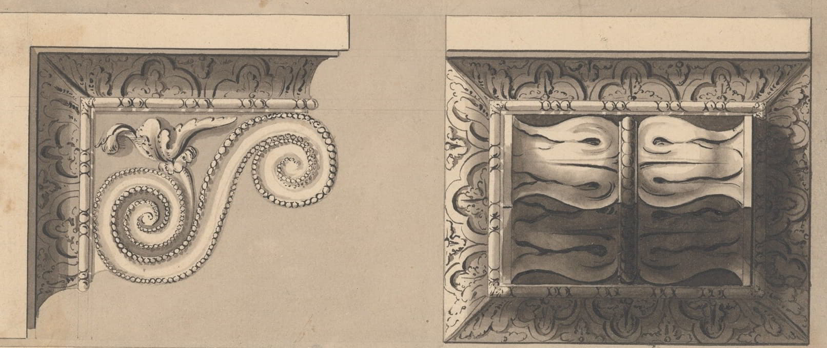 Richard de Lalonde - Two Designs for Ornament
