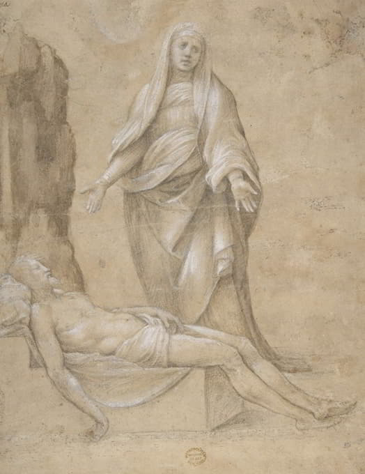After Raphael - Pieta