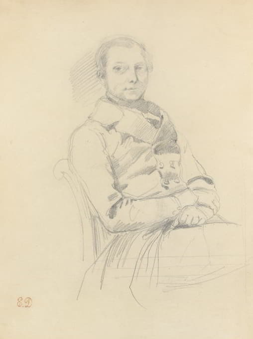 Eugène Delacroix - Study for Count Charles de Mornay
