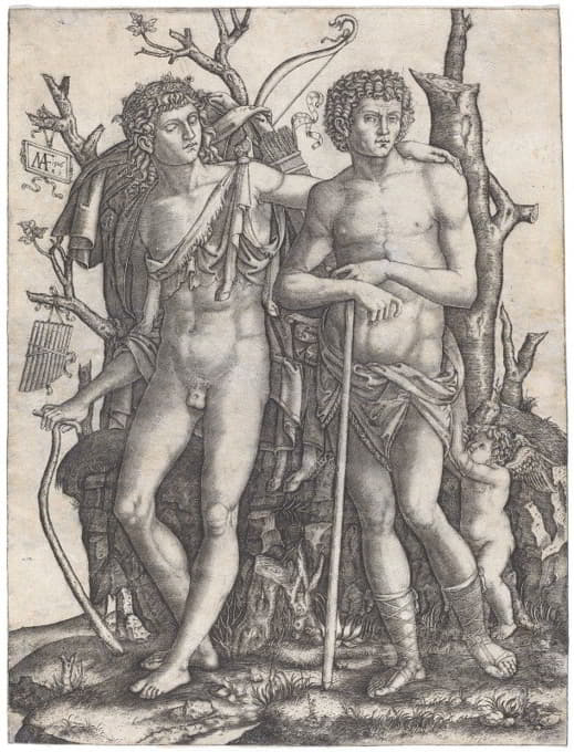 Marcantonio Raimondi - Apollo and Hyacinthus