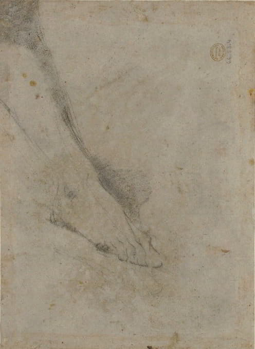 Giovanni Battista Piazzetta - Study of Lower Leg and Right Foot