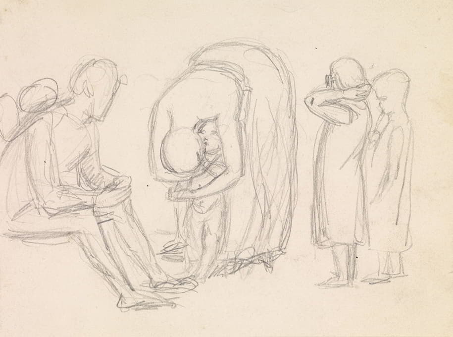 Sir John Everett Millais - Tennyson’s Dora – Figure Studies