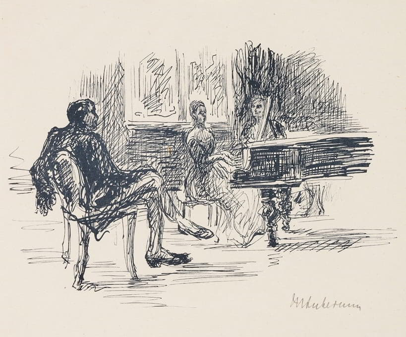 Max Liebermann - Zeichnungen zu Goethes Mann von 50 Jahren