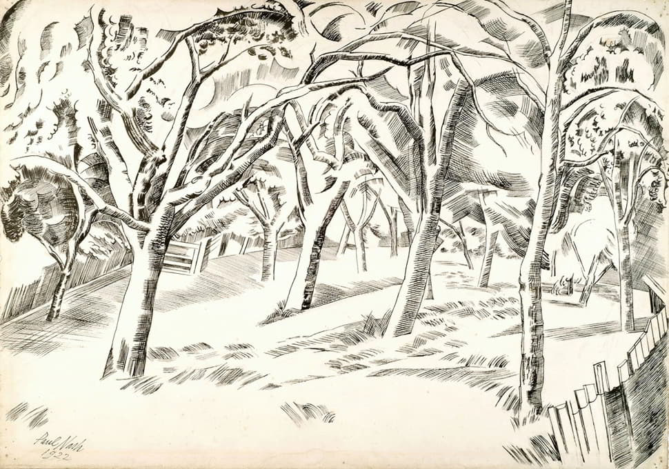 Paul Nash - The Orchard