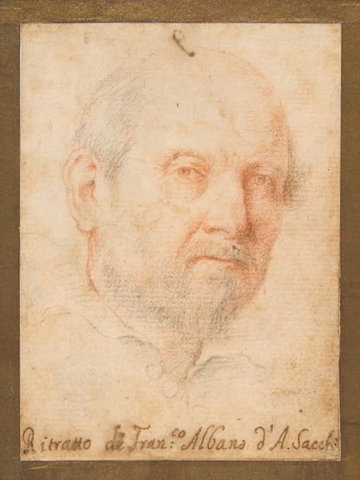 Andrea Sacchi - Portrait of a Man; Francesco Albani