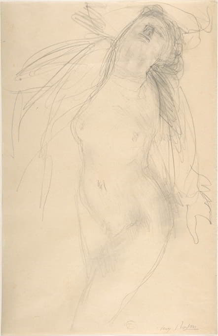 Auguste Rodin - Female nude reclining