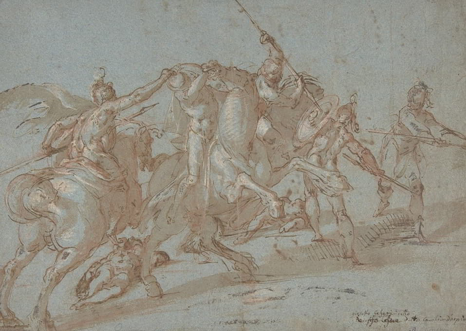 Bartholomaeus Spranger - Classical Battle Scene