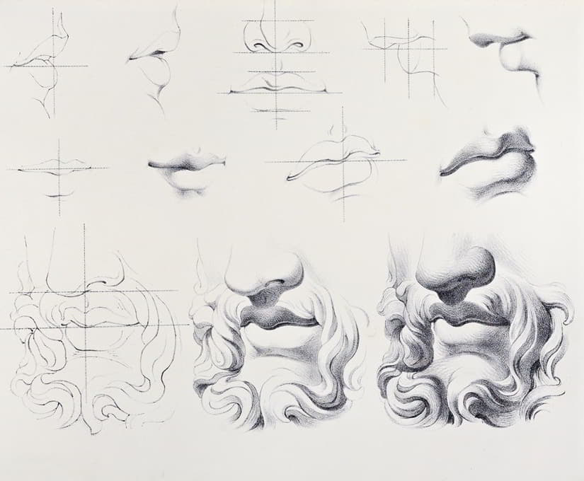 Bernard-Romain Julien - Julien’s Studies of Heads pl 04