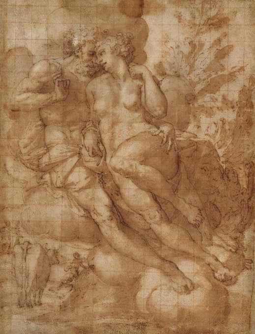 Francesco de' Rossi - Jupiter and Io