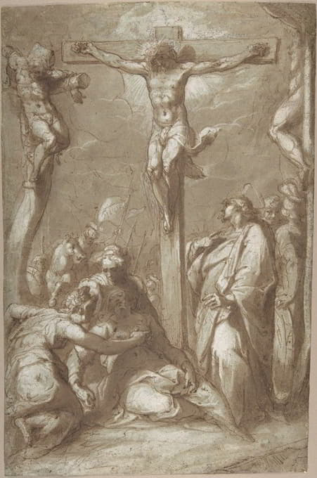 Hans Speckaert - The Crucifixion of Christ