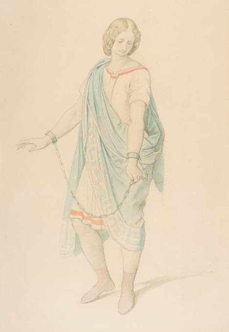 女高音卡洛琳·海泽内克在莫扎特的《铁托的克莱门扎》中扮演塞斯托