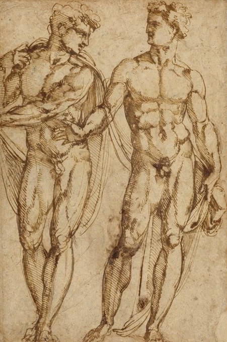 Baccio Bandinelli - Study of Two Men
