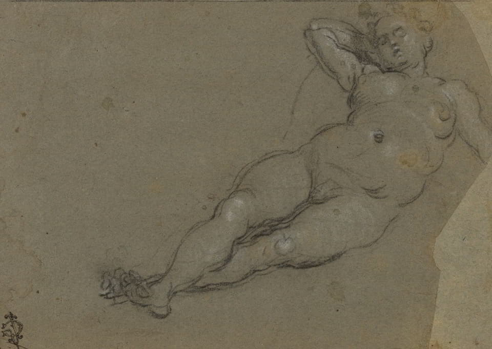 Domenico Tintoretto - Reclining Female Nude
