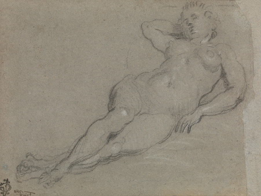 Domenico Tintoretto - Reclining Female Nude