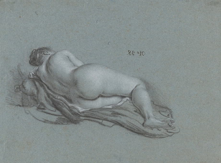 Ferdinand Bol - Reclining Female Nude