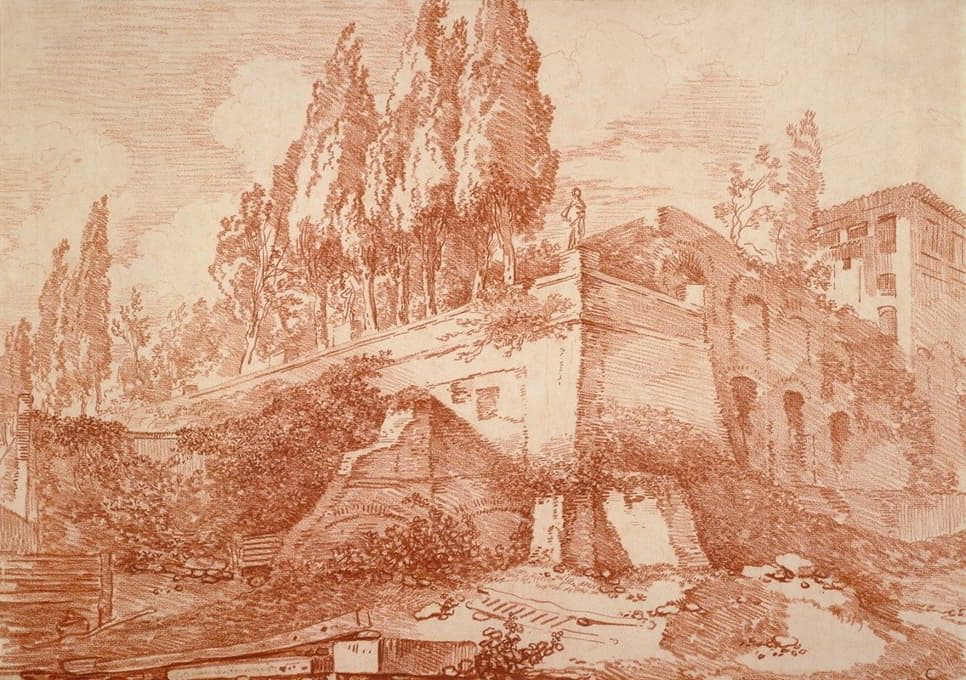 Jean-Honoré Fragonard - Ruins of an Imperial Palace, Rome