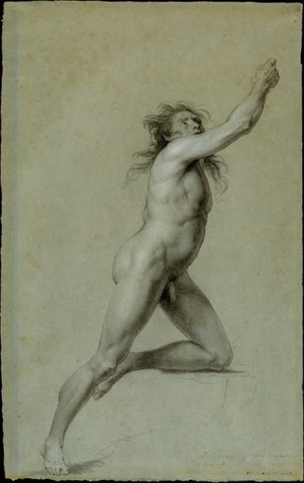 John Trumbull - Study from Life; Nude Male