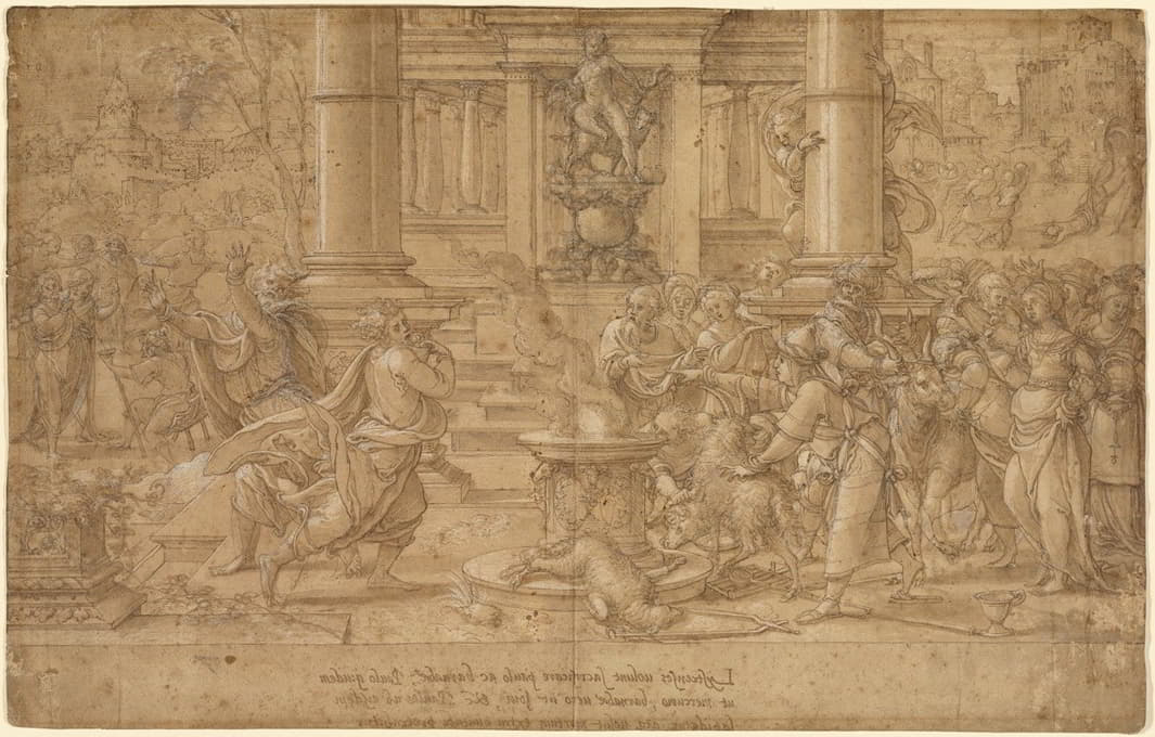 Pieter Coecke van Aelst - The Sacrifice at Lystra