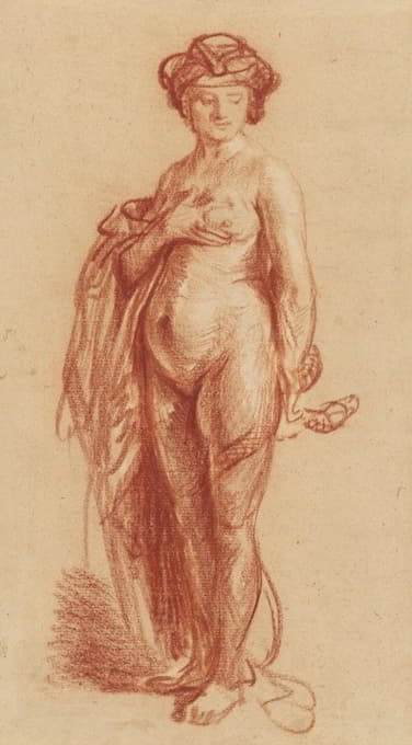 Rembrandt van Rijn - Nude Woman with a Snake