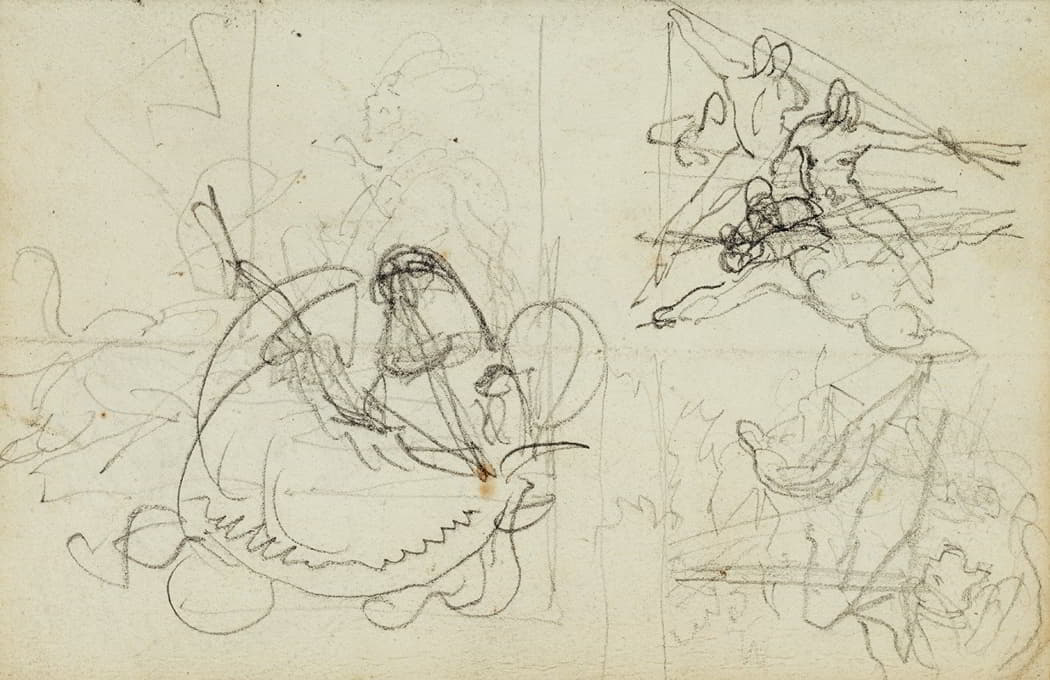 Théodore Géricault - Compositional studies