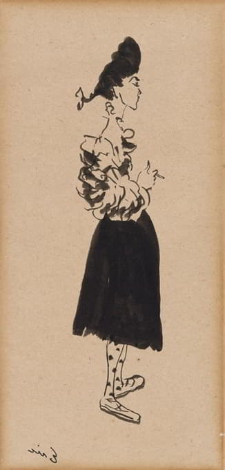 卡尔·埃里克森风格的珍妮特·布拉金肖像