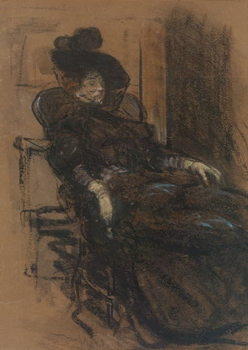 William James Glackens - Seated Woman