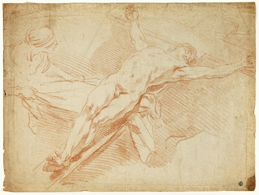 Charles-André van Loo - Christ on the Cross