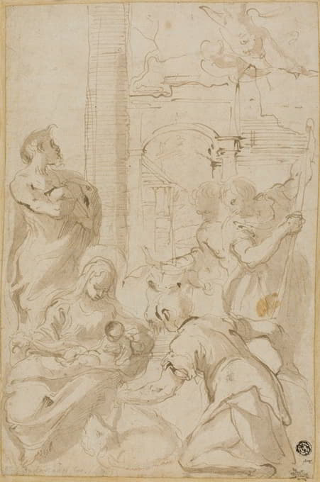 Carlo Bononi - Adoration of the Shepherds