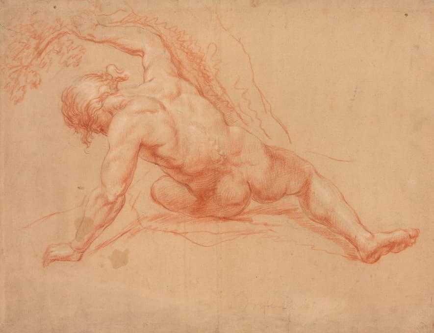 Daniël Mijtens The Younger - Male Nude Seen from Behind