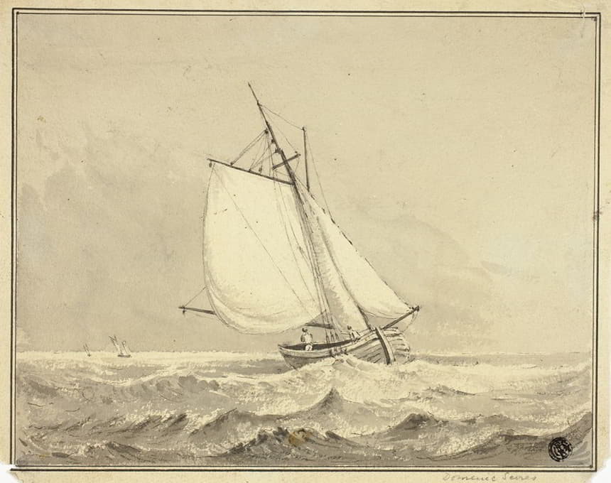 Dominic Serres - Sailboat at Sea