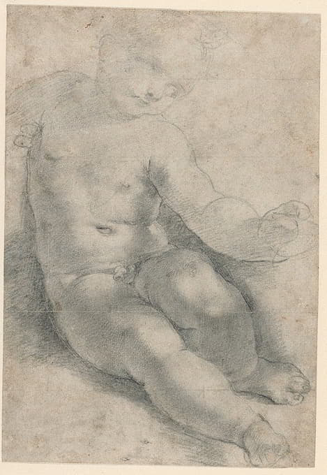 Federico Barocci - Study for the Christ Child in the Madonna of S. Simone