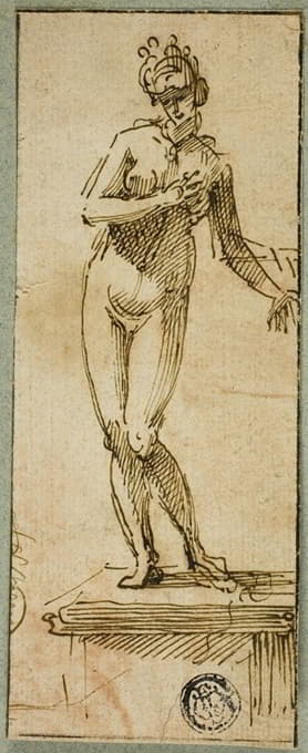 Style of Francesco Allegrini - Venus on Pedestal