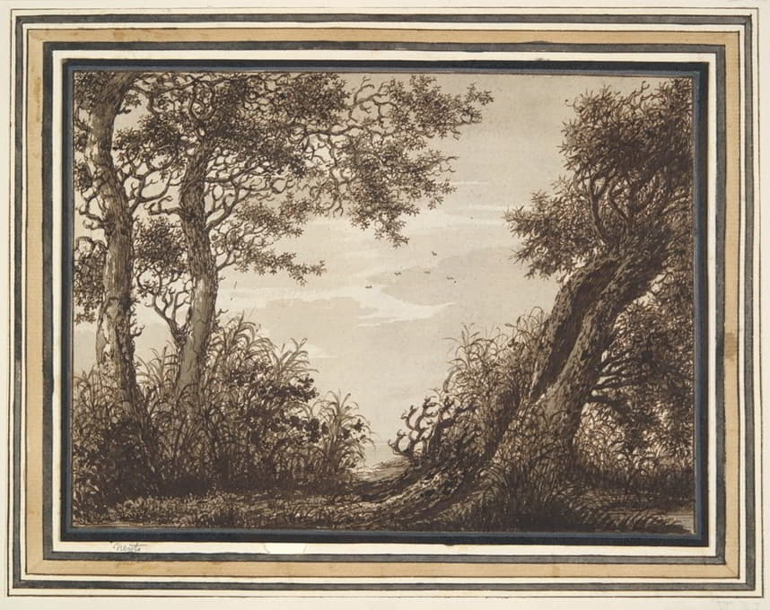 Adriaen Hendriksz. Verboom - Study of Trees