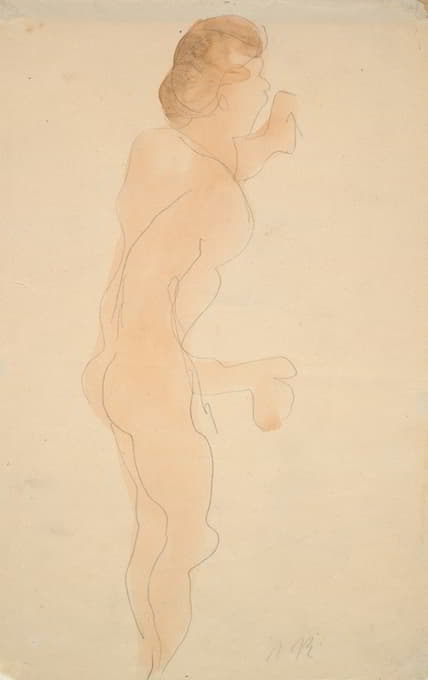Auguste Rodin - Nude Standing, Side and Back