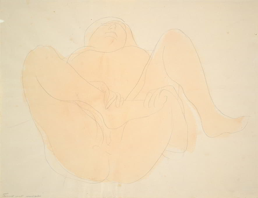 Auguste Rodin - Reclining Female Nude