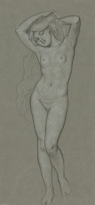Elihu Vedder - Study for Figure of Venus