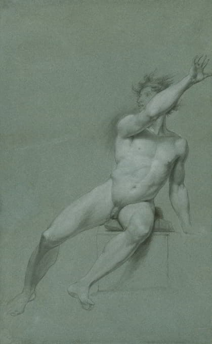 John Trumbull - Sketch of a male nude- life study