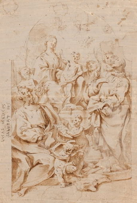 Girolamo Bonini - Religious Scene