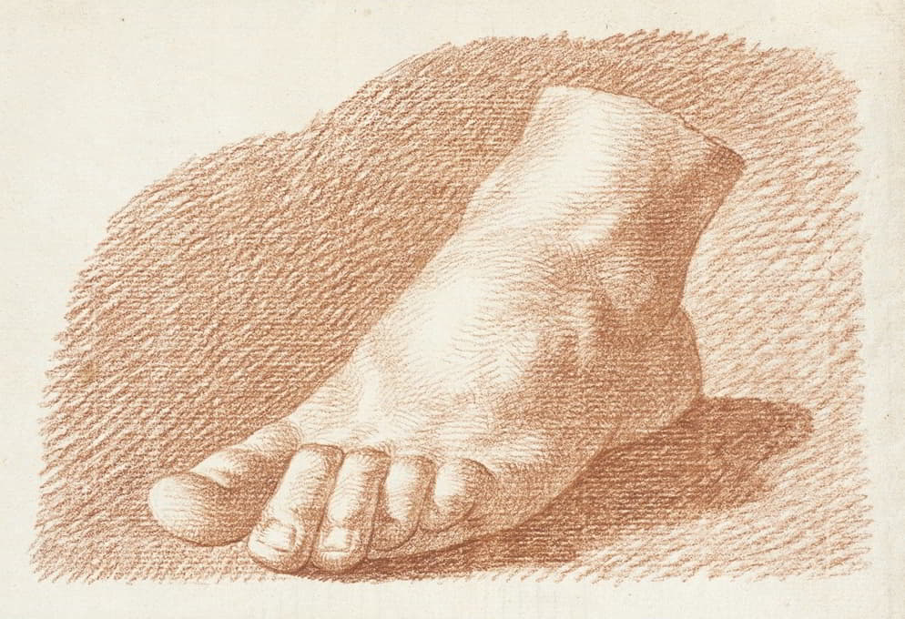 John Augustus Nahl - Foot Study