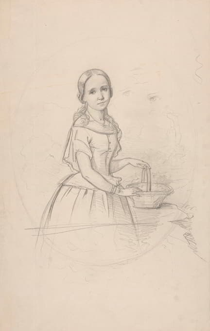 费利克斯·贾西安斯基母亲的妹妹弗朗西斯卡·沃洛维斯卡的画像