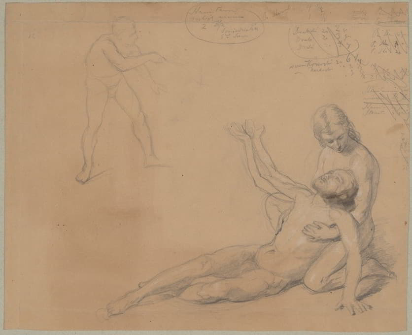 对《圣约萨法特·昆采维奇殉难》这幅画中裸体男性的研究