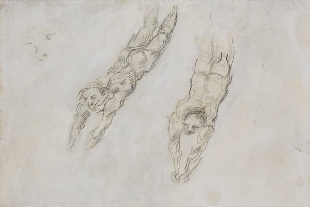 Paul Cézanne - Study of Nudes Diving