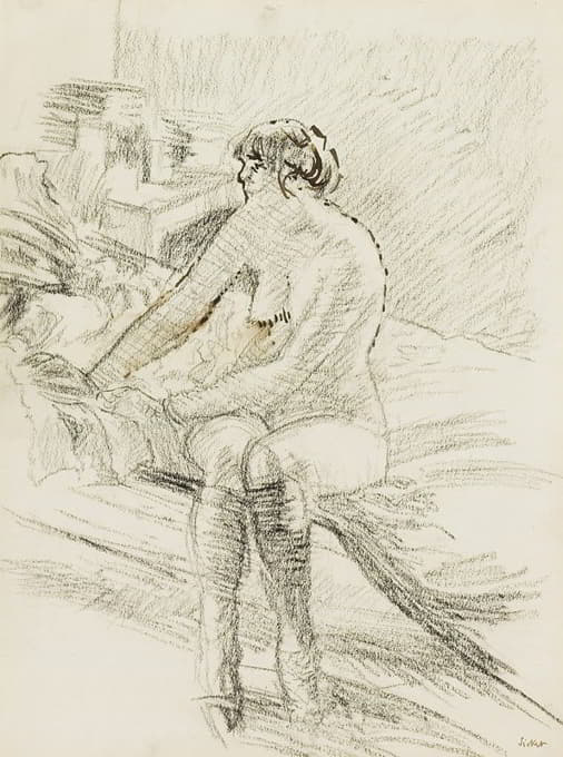 Walter Richard Sickert - Seated Nude